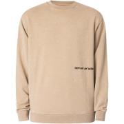Sweater Replay Sweatshirt met logo op de achterkant