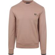 Sweater Fred Perry Sweater Logo Oud Roze
