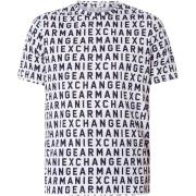 T-shirt Korte Mouw EAX T-shirt met merkpatroon