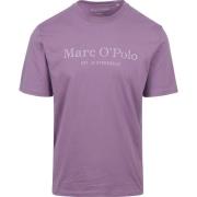 T-shirt Marc O'Polo T-Shirt Logo Paars