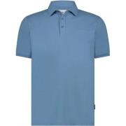 T-shirt State Of Art Piqué Polo Blauw