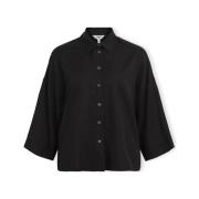 Blouse Object Noos Tilda Boxy Shirt - Black