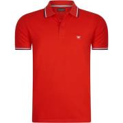 Polo Shirt Korte Mouw Cappuccino Italia Polo Applique Pique