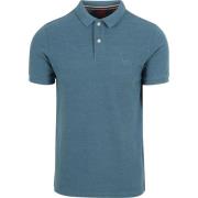 T-shirt Superdry Classic Poloshirt Melange Blauw