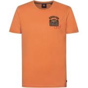 T-shirt Petrol Industries T-Shirt Palmetto Oranje