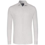 Overhemd Lange Mouw Desoto Essential Overhemd Hai Piqué Strepen Beige