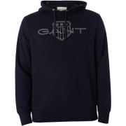 Sweater Gant Pullover-hoodie met grafisch logo