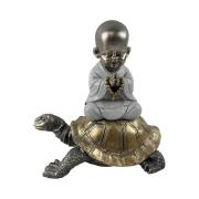 Beeldjes Signes Grimalt Figuur Monnik Met Schildpad