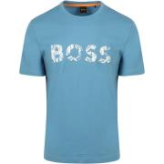 T-shirt BOSS T-shirt Bossocean Blauw