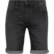 Broek No Excess Denim Short Antraciet