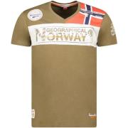 T-shirt Korte Mouw Geographical Norway SX1130HGN-Kaki