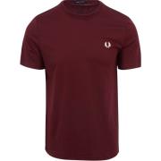 T-shirt Fred Perry T-Shirt Bordeaux R82