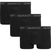 Boxers Gant Boxershorts Trunk 3-Pack Zwart