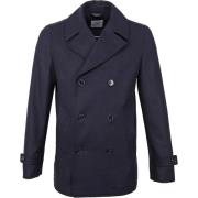 Mantel Suitable Prestige Coat Nathan Wol Blend Donkerblauw