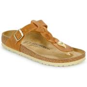 Teenslippers Birkenstock Gizeh Braided LEOI Cognac