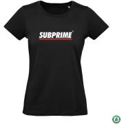 T-shirt Korte Mouw Subprime Wmn Tee Stripe Black
