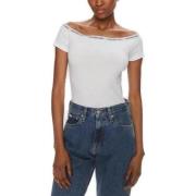 T-shirt Korte Mouw Calvin Klein Jeans LOGO ELASTIC BARDOT J20J223098