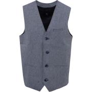 Blazer Suitable Gilet Loop Azuurblauw