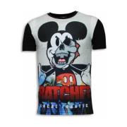 T-shirt Korte Mouw Local Fanatic Ratchet Mickey Digital Rhinestone