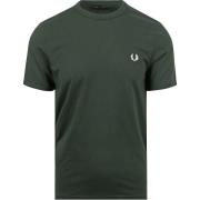 T-shirt Fred Perry T-Shirt Donkergroen T50