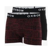 Boxers Oxbow Set van 2 boxershorts effen + bedrukt P1BOX5