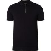 Polo Shirt Korte Mouw Antony Morato Super Slim-Fit Poloshirt Met Rits