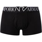 Boxers Emporio Armani Trunks van biologisch katoen met megalogo