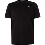 T-shirt Korte Mouw Puma T-Shirt Met Treinlogo