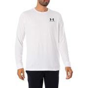 T-shirt Korte Mouw Under Armour T-Shirt Met Lange Mouwen En Logo Op De...