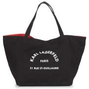 Boodschappentas Karl Lagerfeld RUE ST GUILLAUE CANVAS TOTE