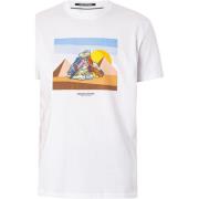 T-shirt Korte Mouw Weekend Offender Geeza grafisch T-shirt