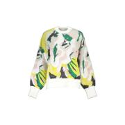 Sweater Desigual gebreide trui met bloemen voor dames