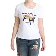 Overhemd Moschino Come Play 4 Us grafisch T-shirt voor dames