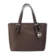 Boodschappentas MICHAEL Michael Kors Jet Set Travel Grote Bruine Leren...