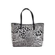 Boodschappentas MICHAEL Michael Kors PVC draagtas met dierenprint