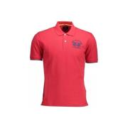 T-shirt La Martina Poloshirt met geborduurd detail en contrasterende d...