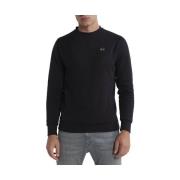 Sweater La Martina Katoenen sweatshirt met ronde hals en geborduurd lo...