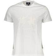 T-shirt La Martina Premium T-shirt met ronde hals en kenmerkende print