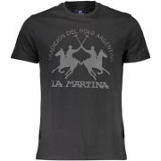 T-shirt La Martina Elegant katoenen T-shirt met print