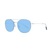 Zonnebril Tommy Hilfiger TH 1595S Aviator Zonnebril Zilver Blauw