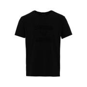 T-shirt Emporio Armani Beach Woven Logo T-Shirt - Black