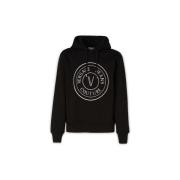 Sweater Versace Couture Heren Zwart Logo Hoodie