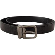 Riem D&amp;G Metalen gesp lederen riem