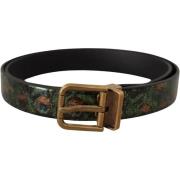 Riem D&amp;G Opvallende leren metalen riem