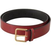 Riem D&amp;G rode leren riem voor heren