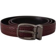 Riem D&amp;G Geperforeerde lederen riem