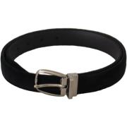 Riem D&amp;G zwarte suede leren riem voor heren