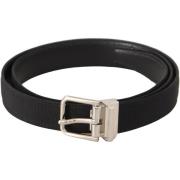 Riem D&amp;G zwarte Grosgrain riem