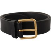 Riem D&amp;G Dames Leren Riem Gouden Gesp