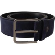 Riem D&amp;G Suede Riem voor Heren - Blauw